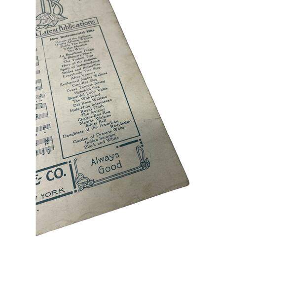 1913 Sunshine and Roses Sheet Music Egbert Van Alstyne Gus Kahn - Picture 6 of 11